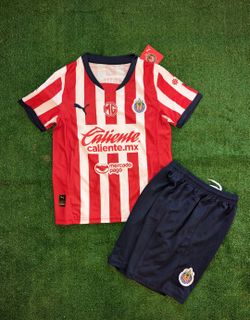 Chivas Home Jersey 24/25 Chivas Kids Jersey Guadalajara Jersey Chicharito