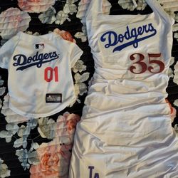 Dodgers Dress Handmade