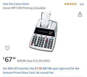 Canon calculator