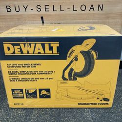 DEWALT DWS715 15Amp 12” Corded Compound Miter Saw