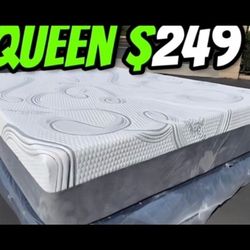 Queen Organic Hybrid Cool Gel Memory Foamm Matres!!