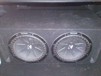 Dual 12 inch kicker subwoofer