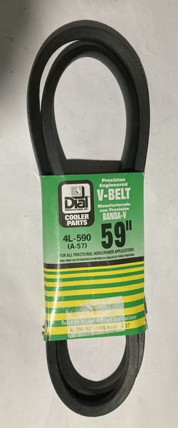 1x DIAL Cooler Parts V-Belt Banda V 59" 4L-590  A-57 Fractional Horsepower App
