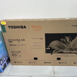 Toshiba 65” 4K Fire TV New!! Finance For $50 Down Payment!!