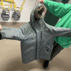 Dark Green Men North Face Jacket Size XL