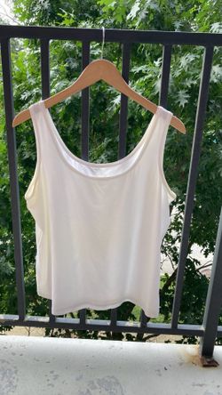 $15 Women's white cotton tank
