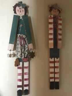 Raggedy Ann and Annie wall Decor