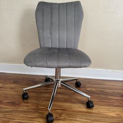 Gray desk chair