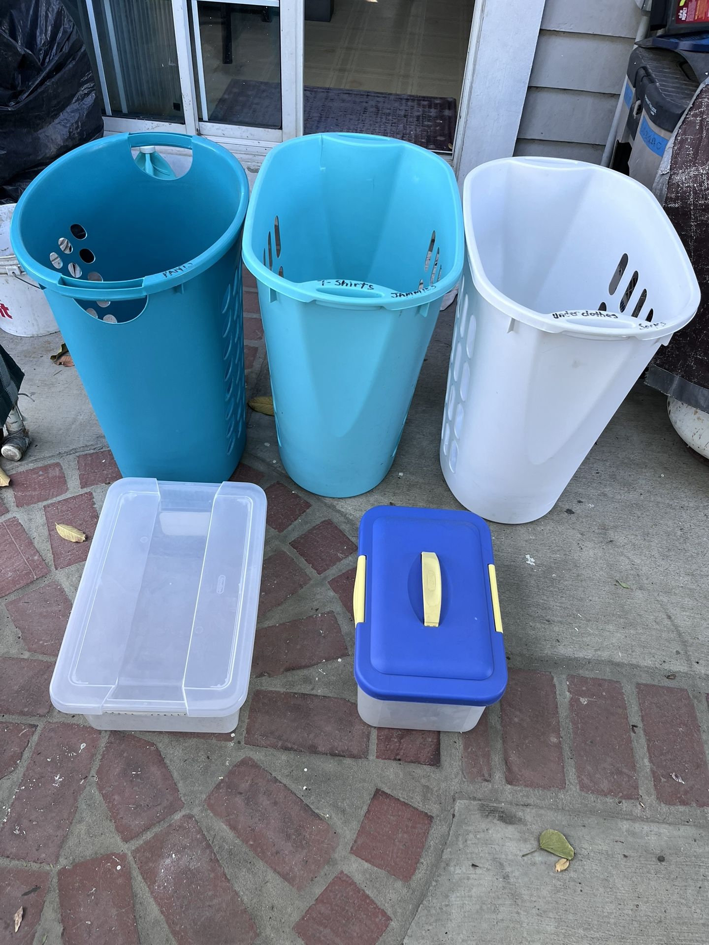 Laundry supplies Storage & Home organization Clear Trash cans & Wastebaskets