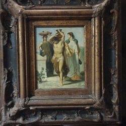 Painting Antique Oil On Canvas/ Cloth Painting 