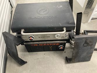 Blackstone 2-Burner 28" Griddle with Electric Air Fryer and Hood - Black