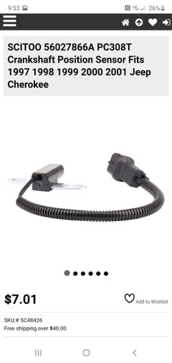 Crankshaft Position Sensor Fits 1997 - 2001 Jeep Cherokee