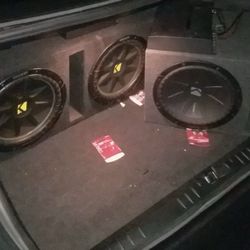 Dual 12” ported Subwoofer Box 