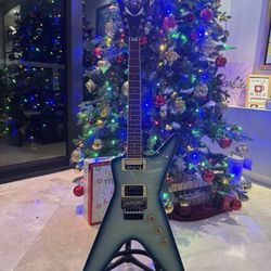 Dean ML 79 Blue Burst Electric Guitar Bill Lawrence L500XL Floyd Rose Dime Bag