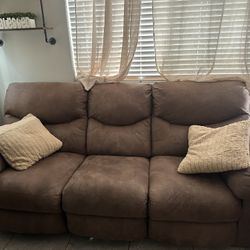 Couches- Reclining Loveseat & Sofa