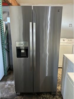 Kenmore Stainless Steel Side by Side Refrigerator with Water & Ice