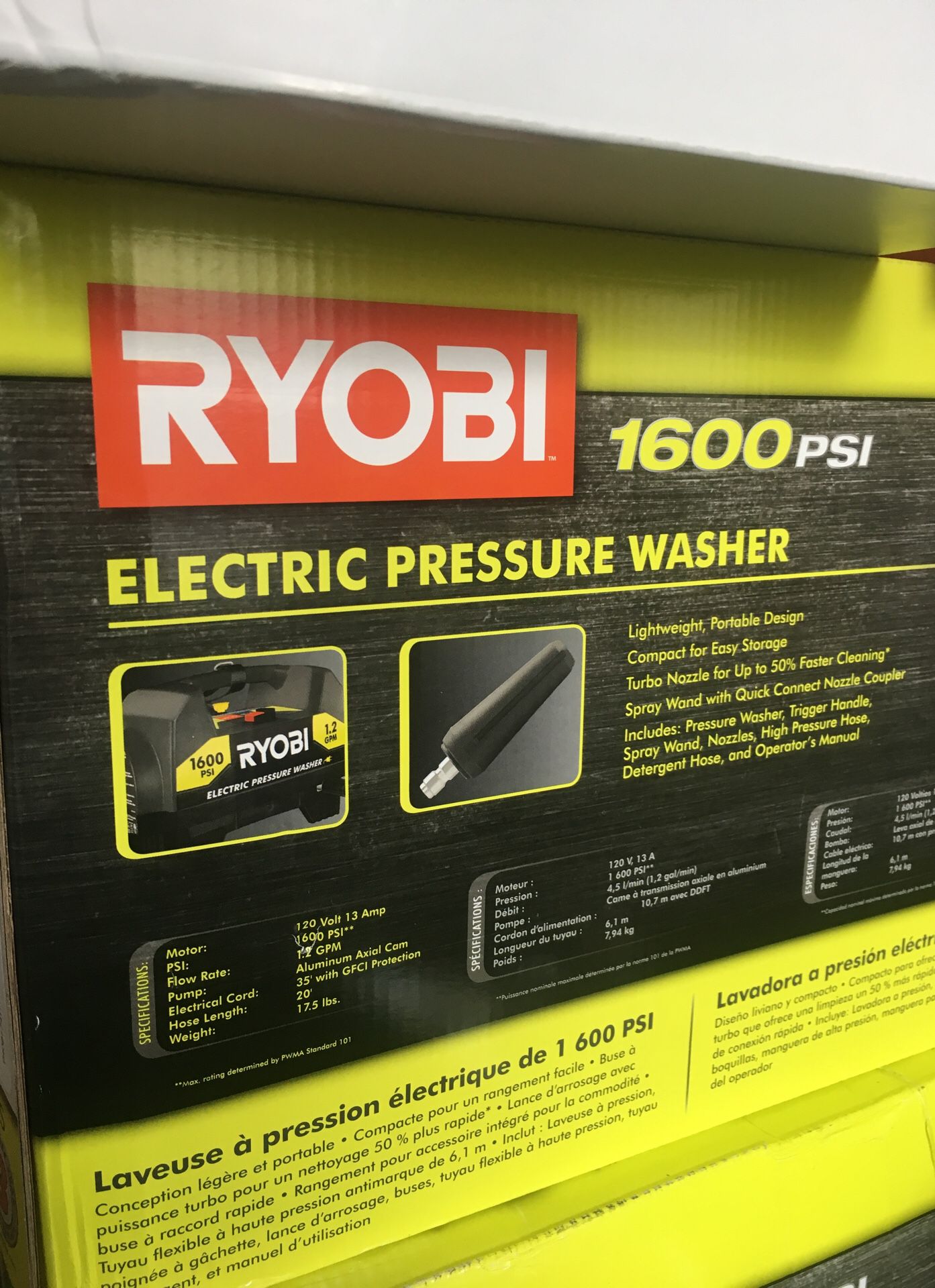 Portable pressure washer