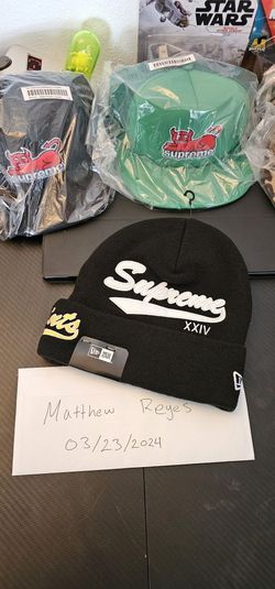 Supreme x New Era x Saints Beanie