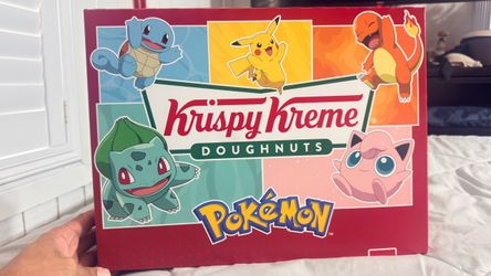 Pokemon Exclusive Krispy Kreme Box