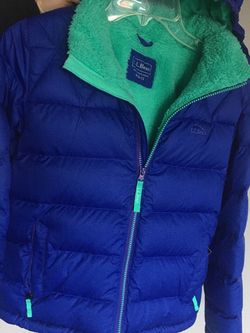 L. L. Bean Girls Down Jacket 10/12