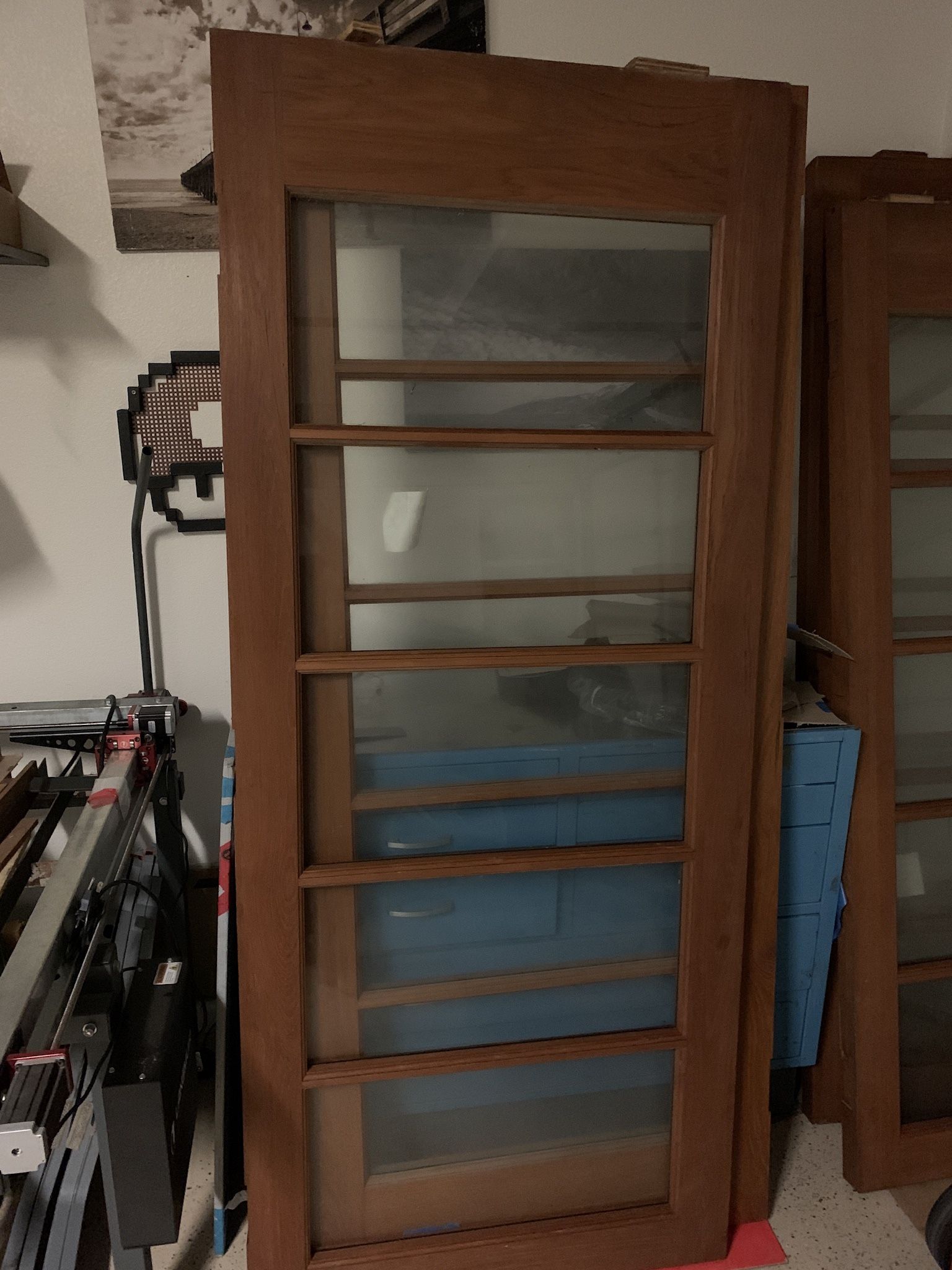 French Doors W. Tempered Glass (Custom Made)