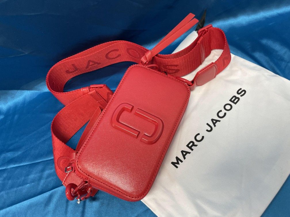 Marc Jacobs Snapshot Crossbody Bag Sandcastle Geranium