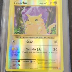 Pikachu Pokemon XY 2016 Card Mint Condition