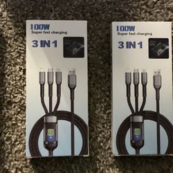 Brand New In The Box 3 In 1 Fast Charger 