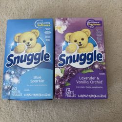 20 Available Snuggle Dryer Sheet 70 Or 80 Sheets 