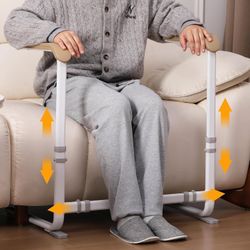 Couch Stand Assist with Handrails, Width Description and Height Adjustable Stand Assist Aid for Elderly, Up to 400 LBS, Sofa and Chair Lift Assis