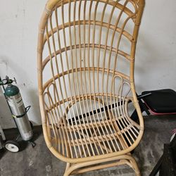 Rattan cocoon chair (No Cushion)