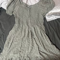 Green Floral Dress