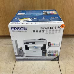 EPSON ECO TANK ET-5170 CARTRIDGE-FREE PRINTER WITH ADF AND FAX.