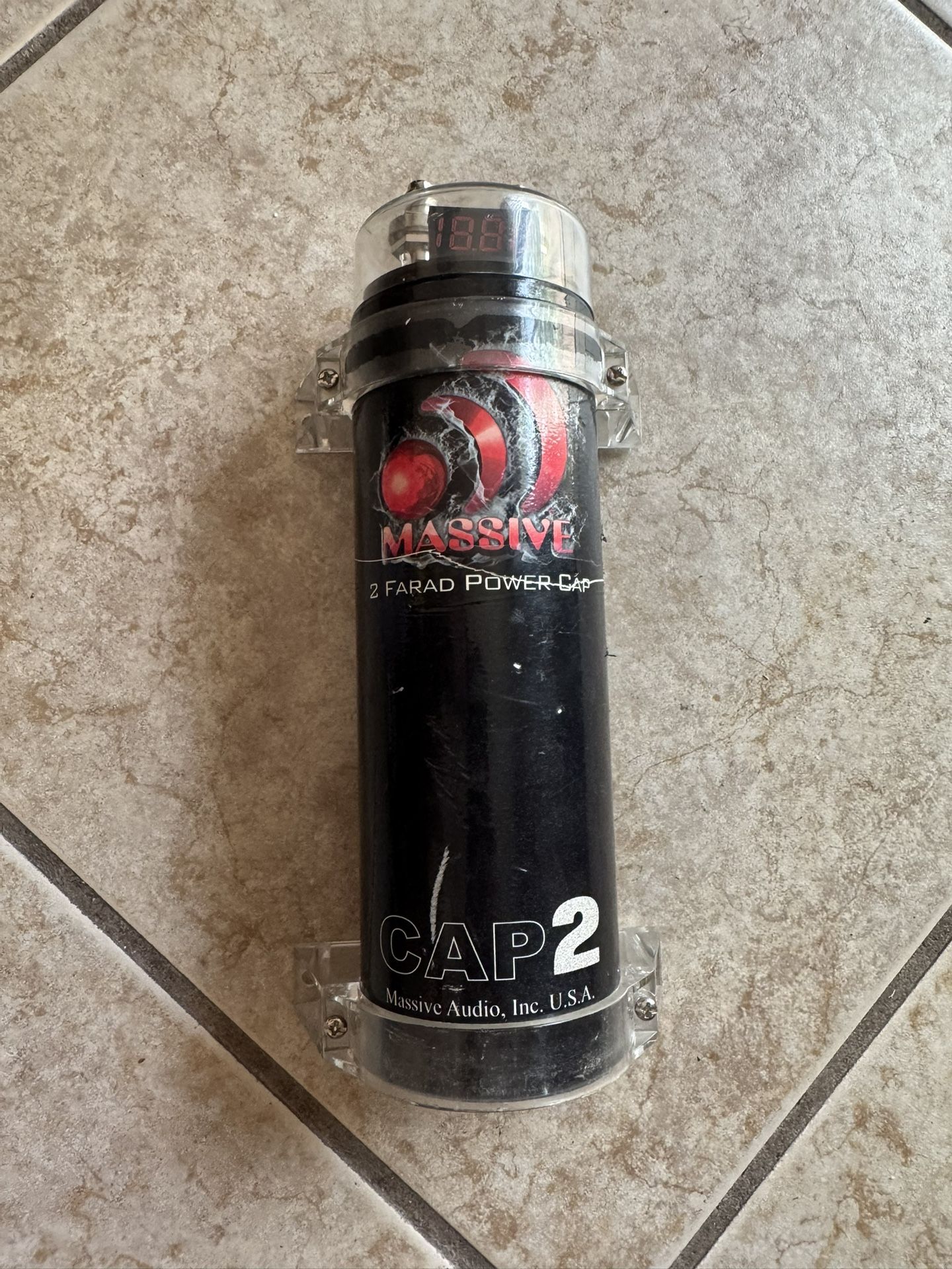 Massive Audio CAP 2 - 2 Farad Car Audio Capacitor