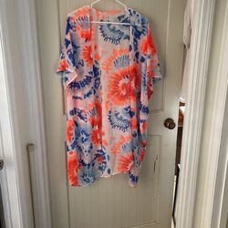 Tie Dye Swim Coverup