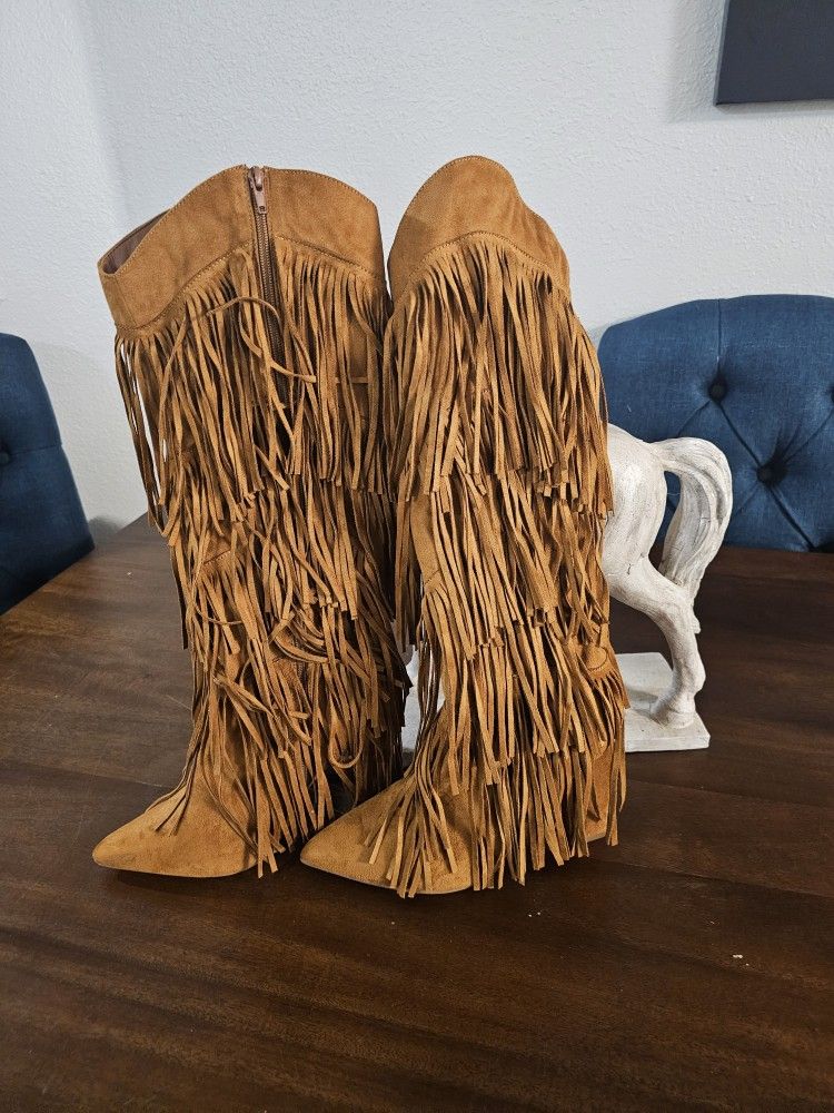 Fringe Boots