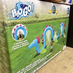 🐍💦 20FT Giant Sea Serpent Kids Sprinkler – Backyard Water Fun – BRAND NEW! 💦🐍