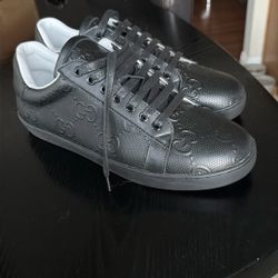 Black Leather Shoes G EU44