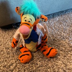 Mad Scientist Tigger Bean Bag Doll