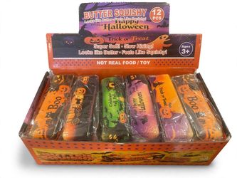 Halloween Butter Squishy Toys - 12 PCS Box - Trick or Treat Party Favors