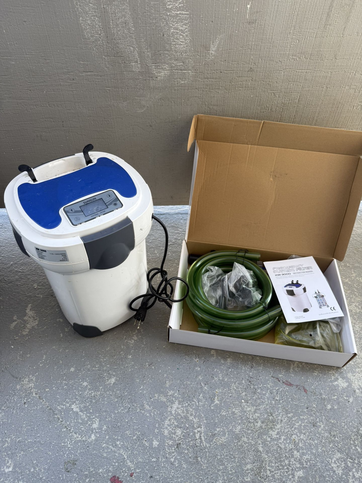 Sunsun HW-3000 External Filter & New Kit