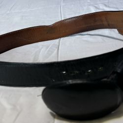 Men's Western Cowboy  Handmade Leather Black Belt  Size 34
