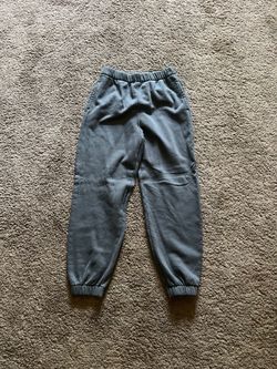 Gray cuffed Hollister sweatpants
