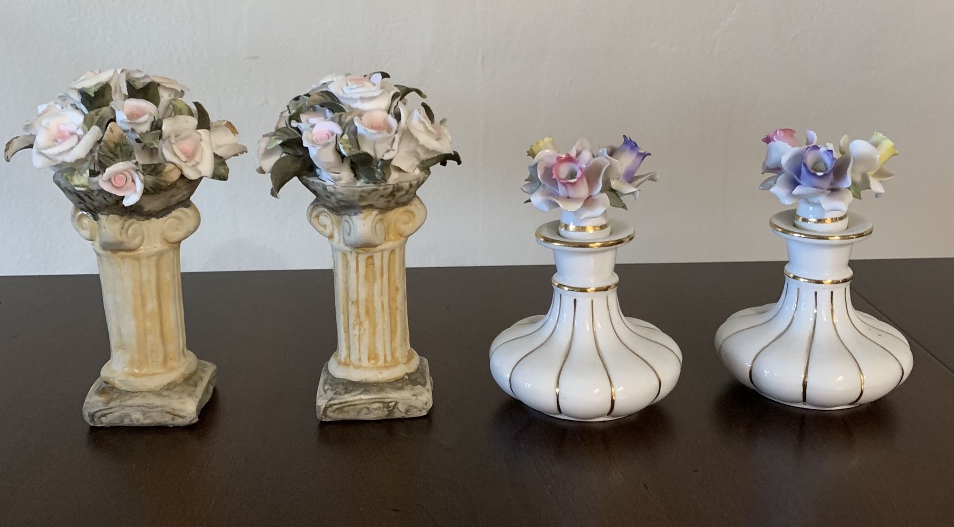 4 Piece Flowering Vintage Items - Get All 4 For $15