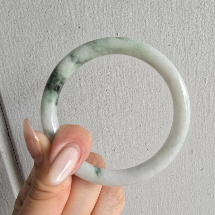 Natural Grade A Jadeite Bangle 57.2mm