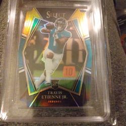 2021 #154 Premier Level Black Gold R/C Travis Etienne Jr. 