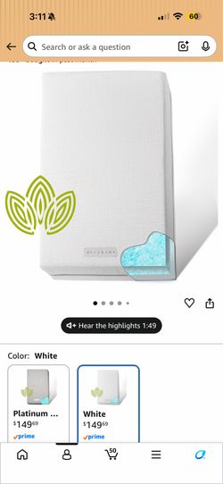 Mattress mini crib