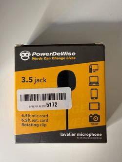 Brand-New PowerDeWise Lavalier Microphone Kit