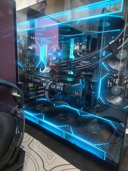 Black gaming pc