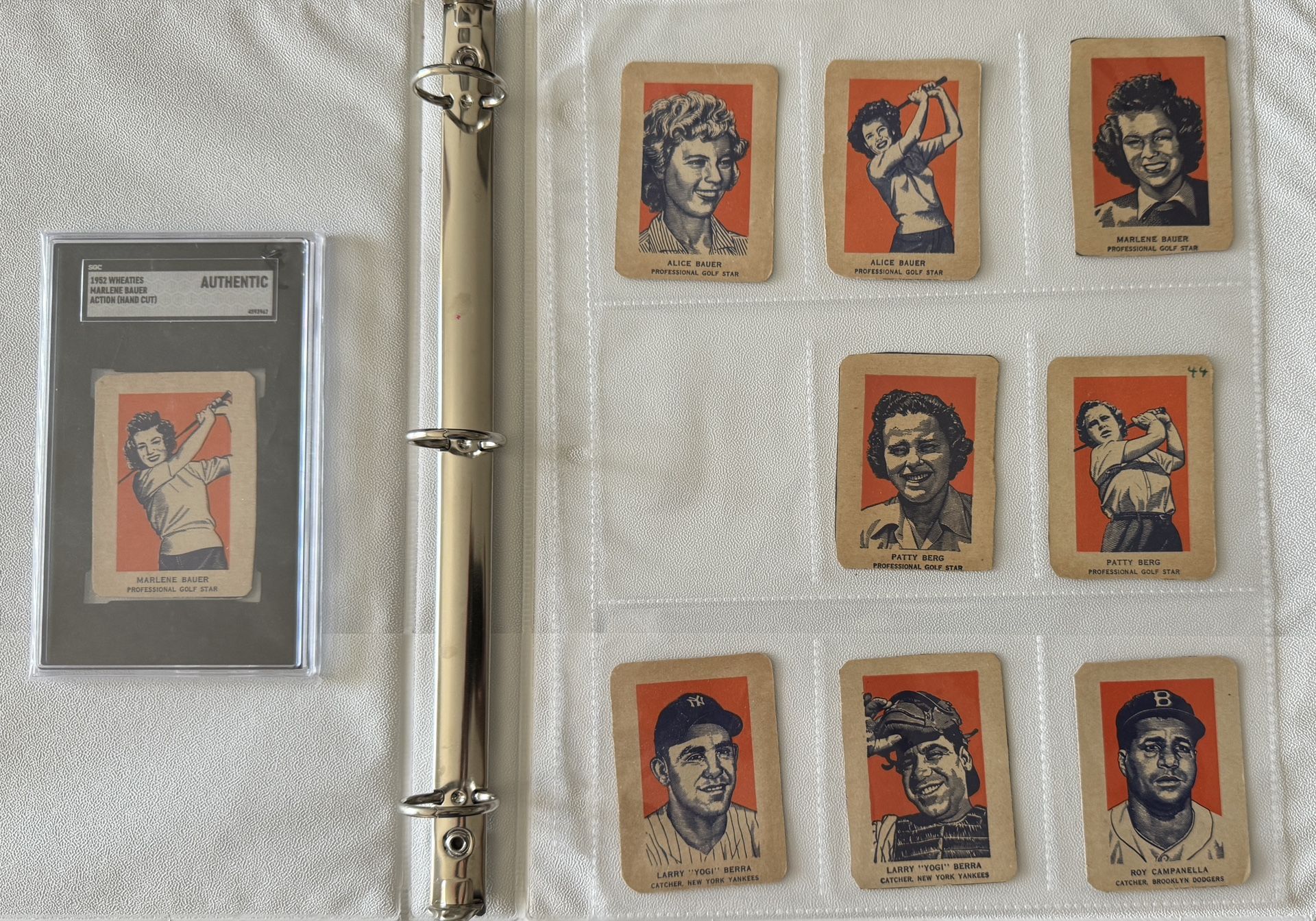 1952 Wheaties (Multi Sport) Complete Set Of 60